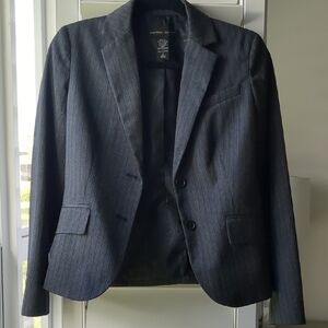 New York & Company Black Sport Coat Blazer